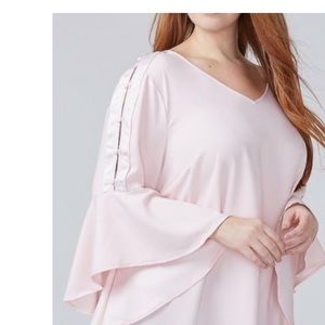 NWT BEAUTIFUL  LANE BRYANT TOP WITH BELL SLEEVES